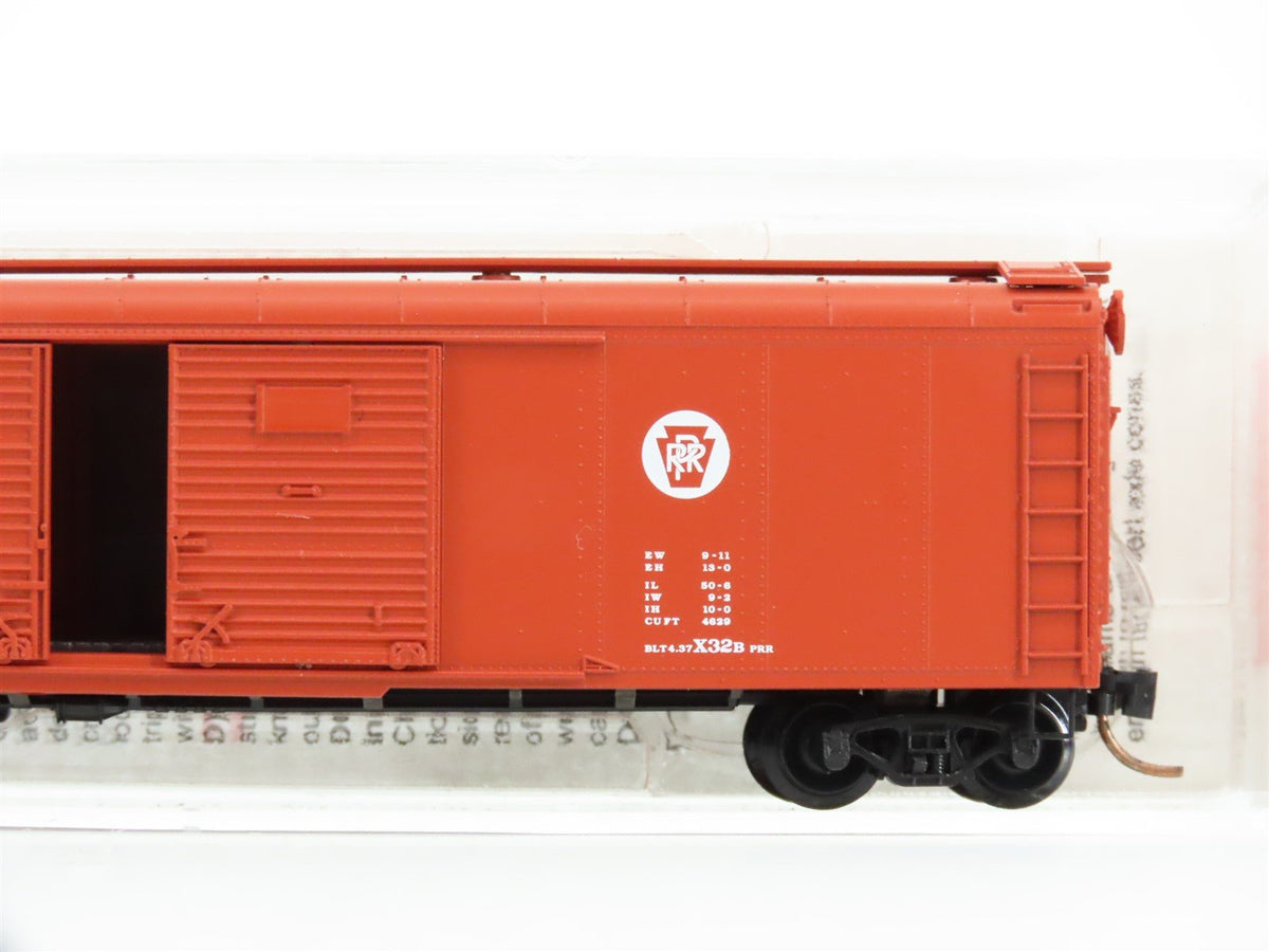 N Scale Micro-Trains MTL 79010 PRR Pennsylvania 50&#39; Wagon Top Boxcar #48302