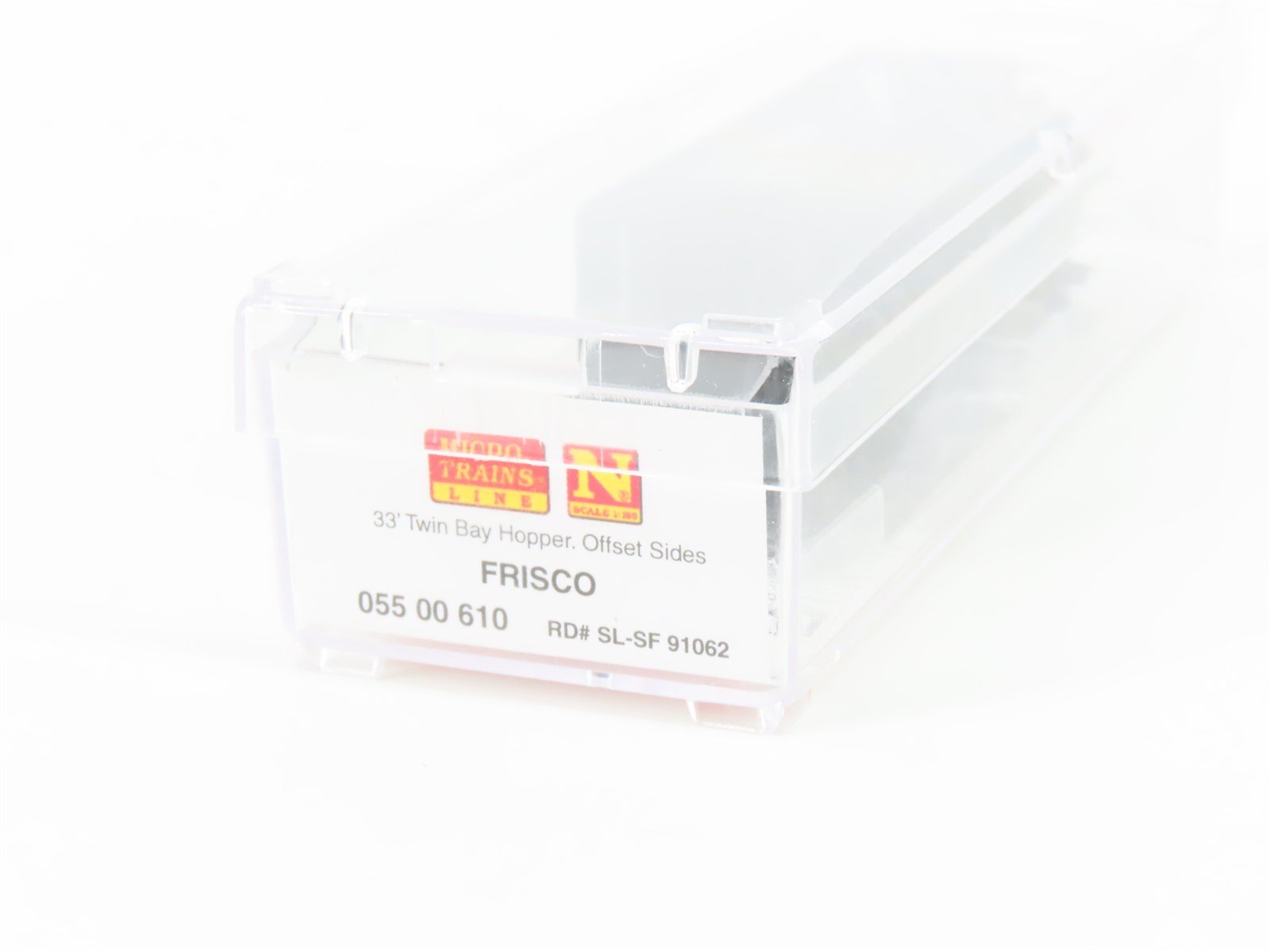 N Scale Micro-Trains MTL 05500610 SL-SF Frisco Fast Freight 2-Bay Hopper #91062