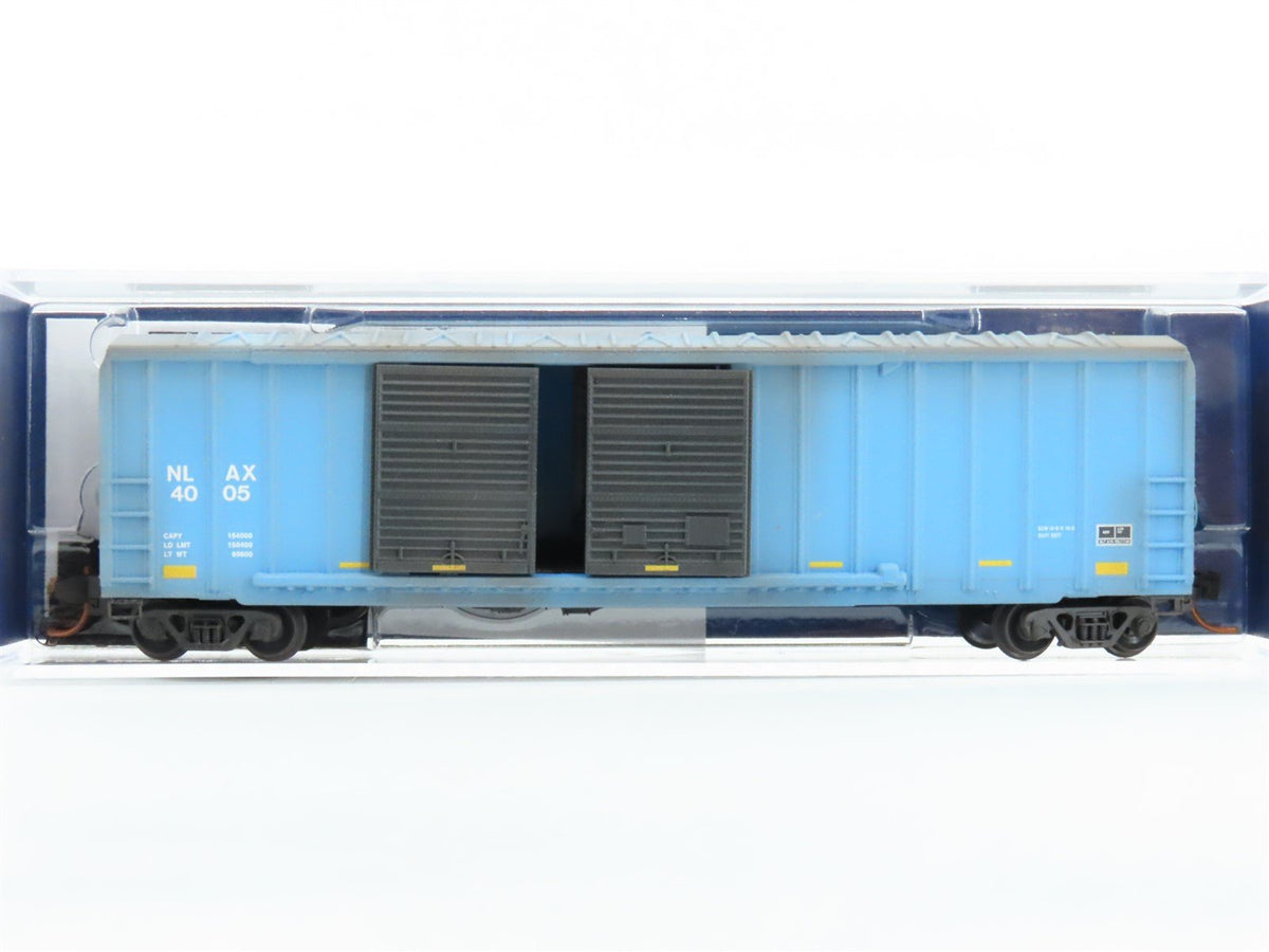 N Scale Micro-Trains MTL 03000300 NLAX NASA 50&#39; Rib Side Boxcar #4005 Weathered