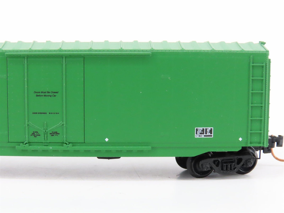 N Micro-Trains MTL GCS Car #8 CP Rail &quot;Warrior&quot; Boxcar #80717 w/ Graffiti