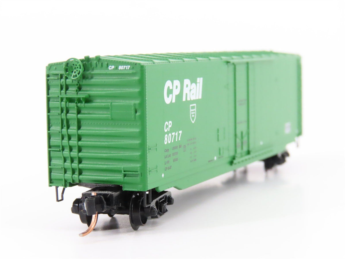 N Micro-Trains MTL GCS Car #8 CP Rail &quot;Warrior&quot; Boxcar #80717 w/ Graffiti