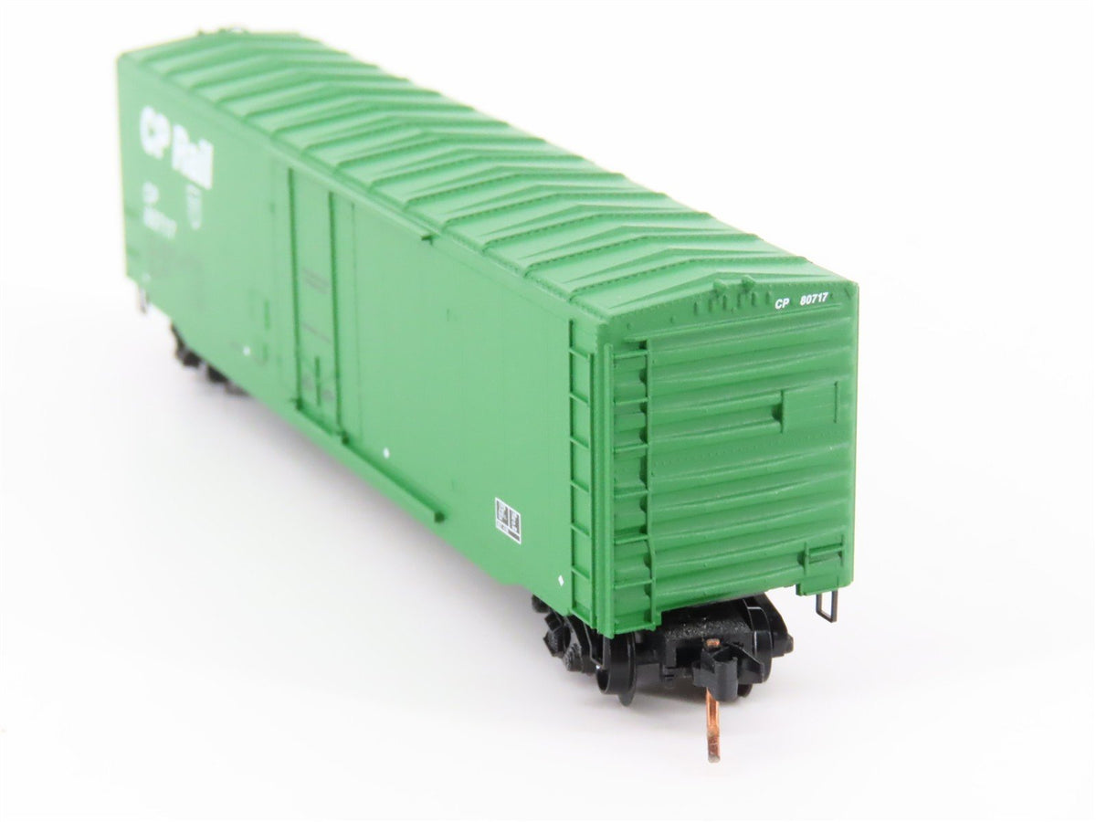 N Micro-Trains MTL GCS Car #8 CP Rail &quot;Warrior&quot; Boxcar #80717 w/ Graffiti