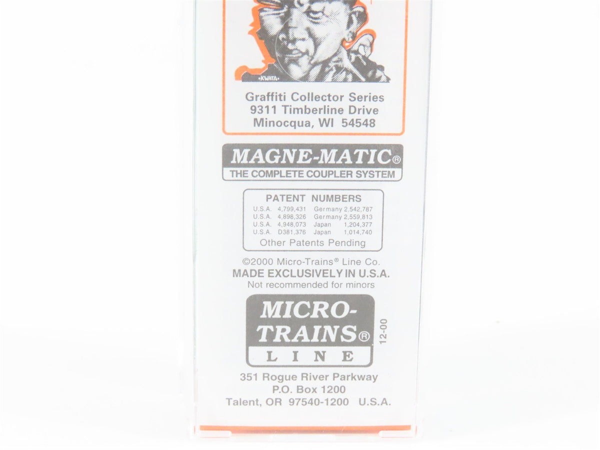 N Micro-Trains MTL GCS Car #8 CP Rail &quot;Warrior&quot; Boxcar #80717 w/ Graffiti