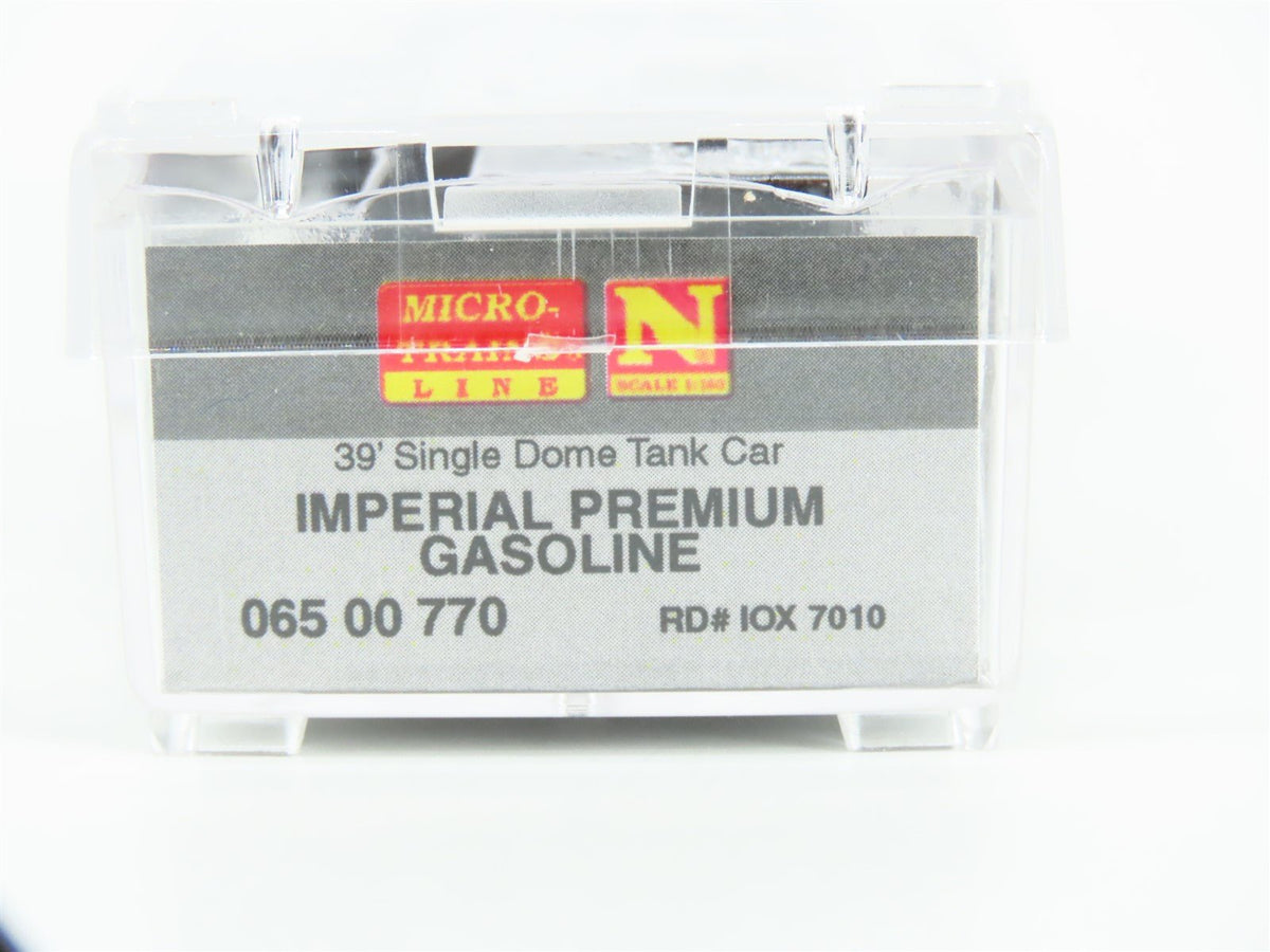 N Micro-Trains MTL 06500770 IQX Imperial Gas 39&#39; Single Dome Tankcar #7010