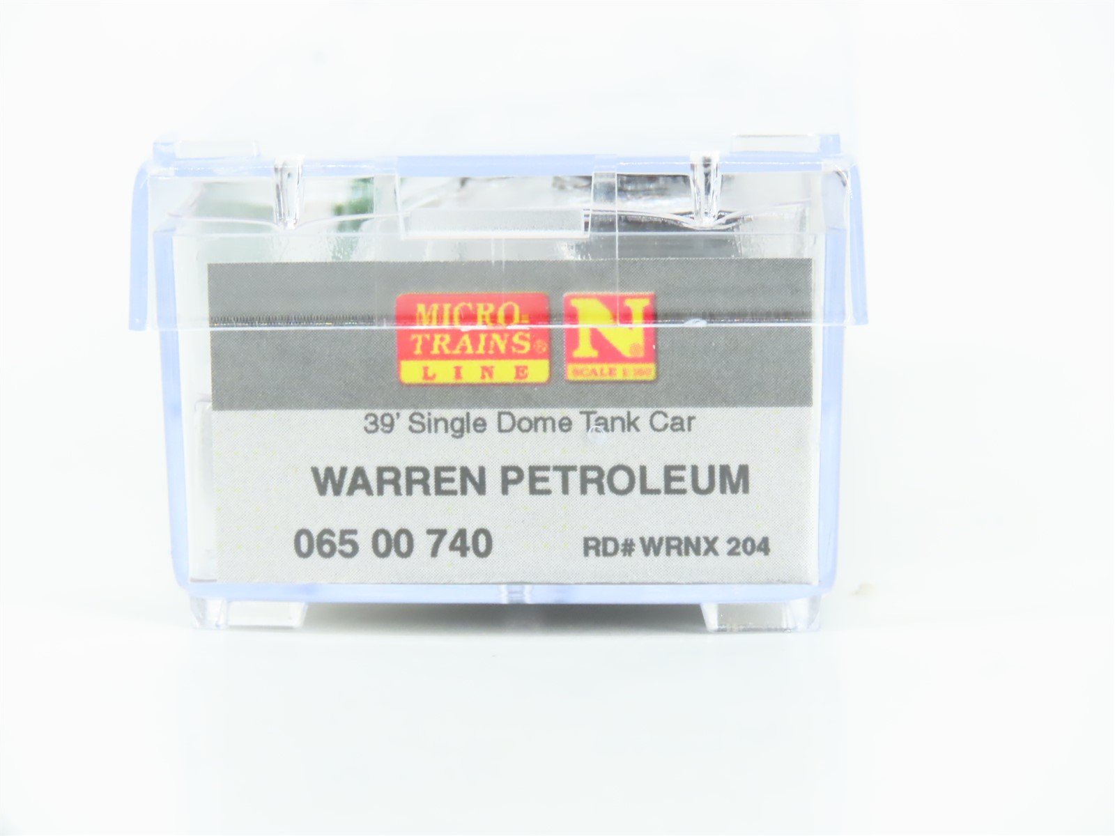 N Micro-Trains MTL 06500740 WRNX Warren Petroleum 39' Single Dome Tankcar #204