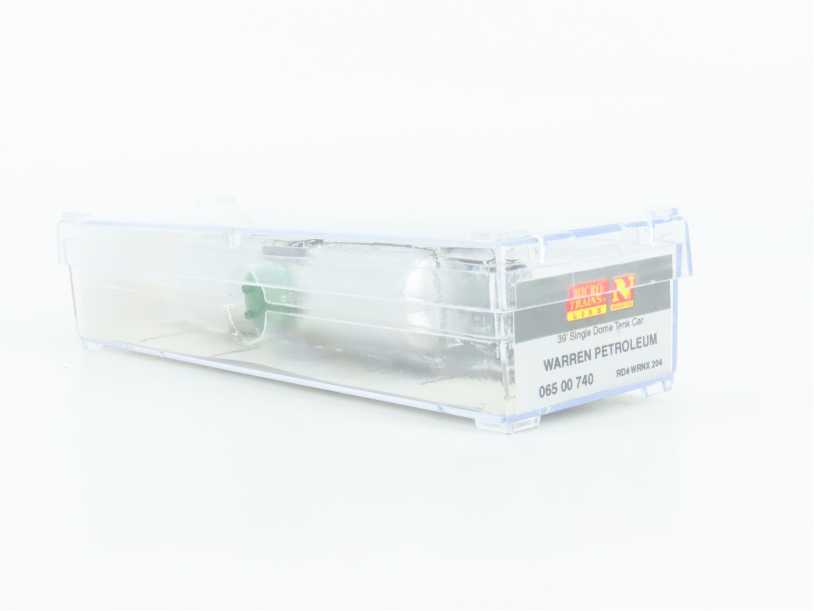 N Micro-Trains MTL 06500740 WRNX Warren Petroleum 39' Single Dome Tankcar #204