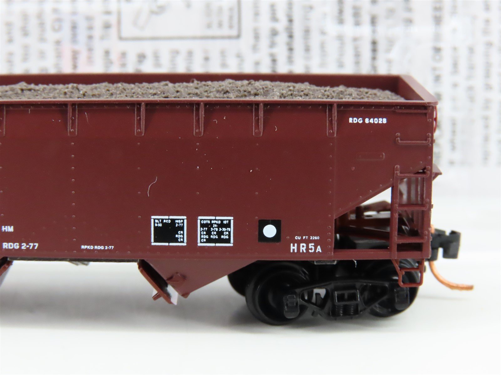 N Scale Micro-Trains MTL 05500530 CR Conrail Railroad 2-Bay Hopper #404138