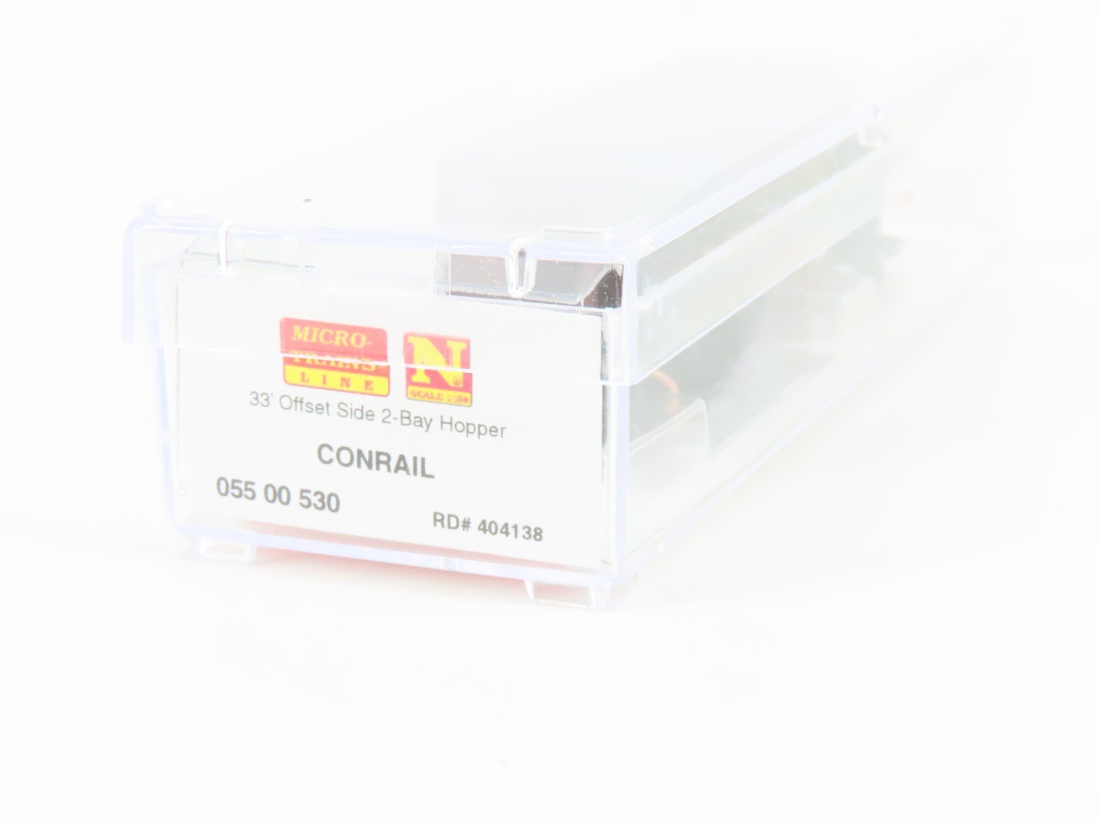 N Scale Micro-Trains MTL 05500530 CR Conrail Railroad 2-Bay Hopper #404138