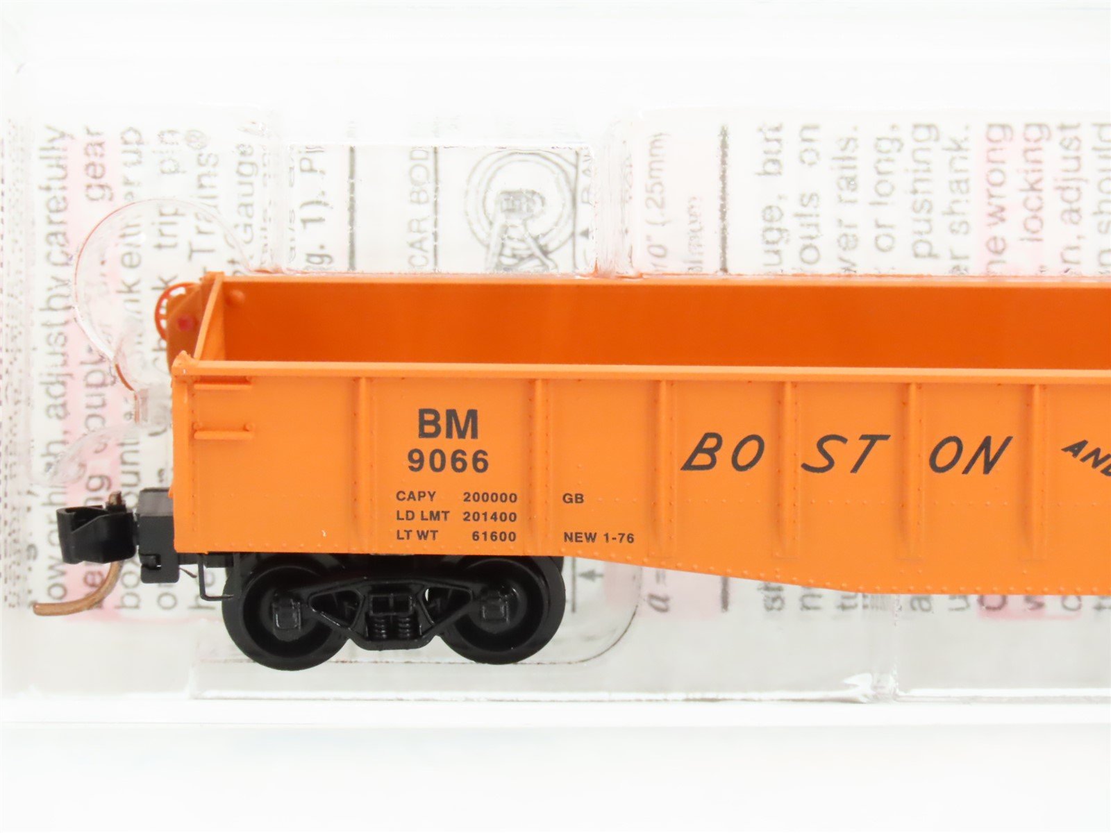 N Scale Micro-Trains MTL 46180 B&M Boston & Maine 