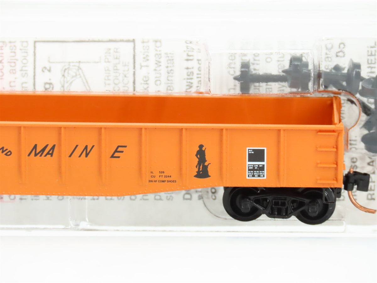 N Scale Micro-Trains MTL 46180 B&amp;M Boston &amp; Maine &quot;Minuteman&quot; 50&#39; Gondola #9066