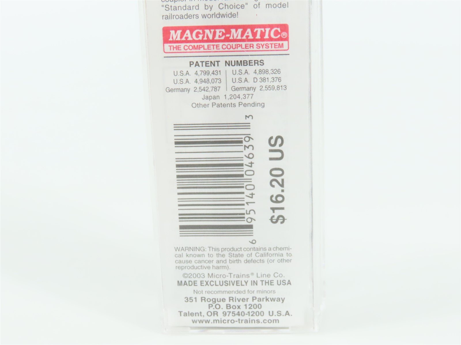 N Scale Micro-Trains MTL 46180 B&M Boston & Maine 