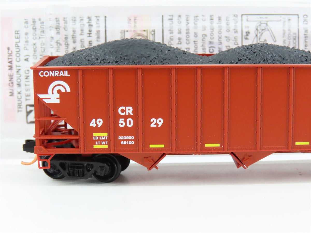 N Scale Micro-Trains MTL 10800322 CR Conrail Railroad 3-Bay Hopper #495029