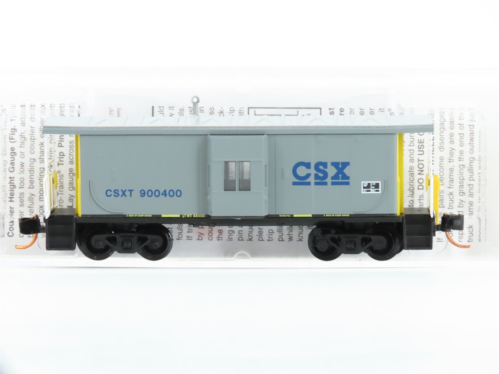 N Scale Micro-Trains MTL 13000040 CSXT Railway Bay Window Caboose #900400