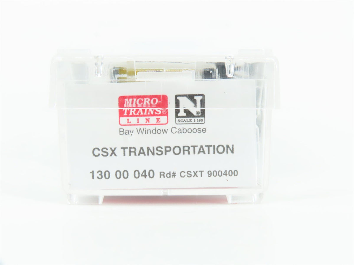 N Scale Micro-Trains MTL 13000040 CSXT Railway Bay Window Caboose #900400