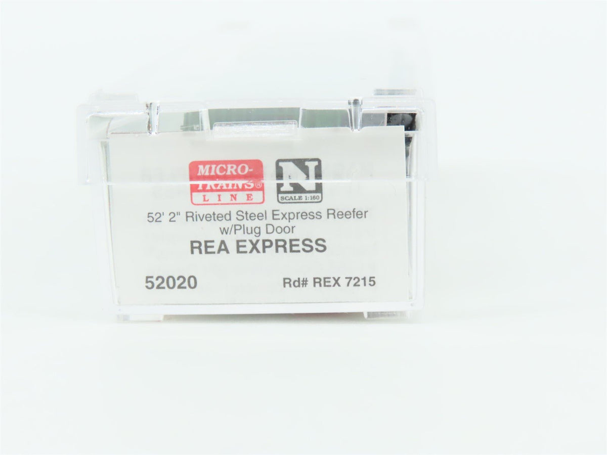 N Scale Micro-Trains MTL 52020 REX Railway Express Agency 52&#39; Reefer Car #7215