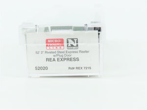 N Scale Micro-Trains MTL 52020 REX Railway Express Agency 52' Reefer Car #7215