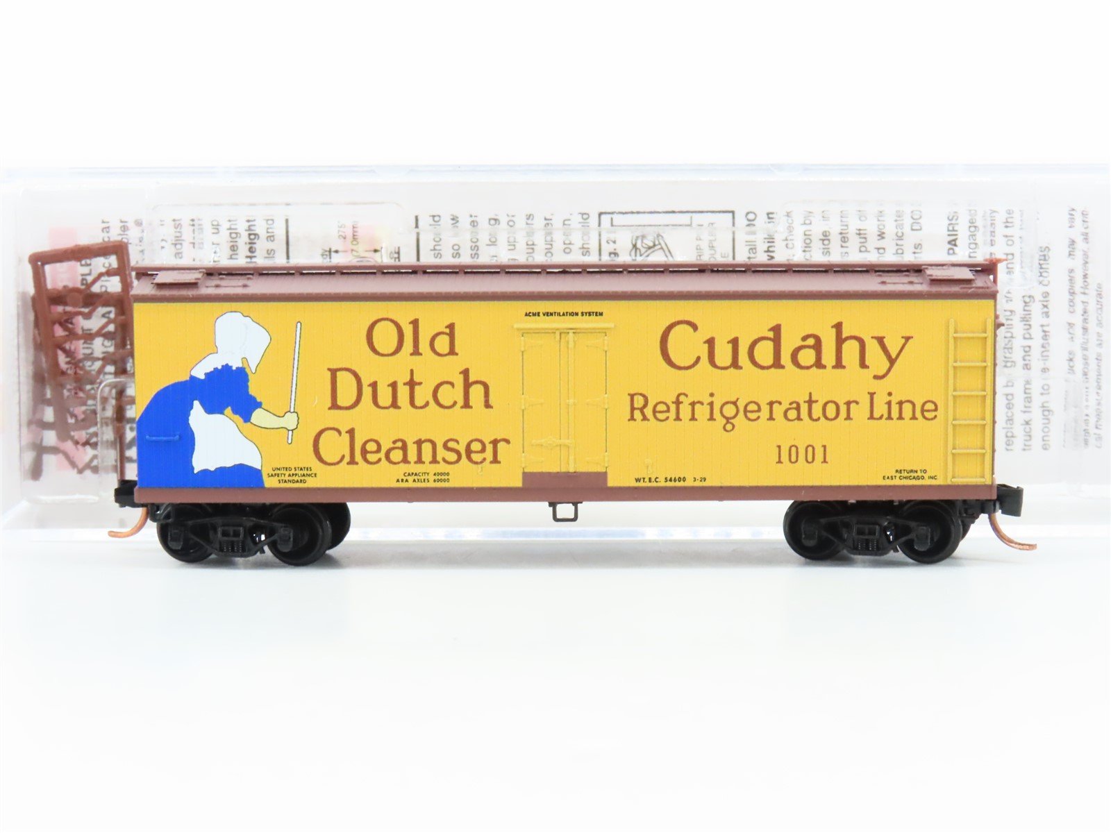 N Micro-Trains MTL 04900760 CRLX Cudahy Old Dutch Cleanser 40' Reefer #1001