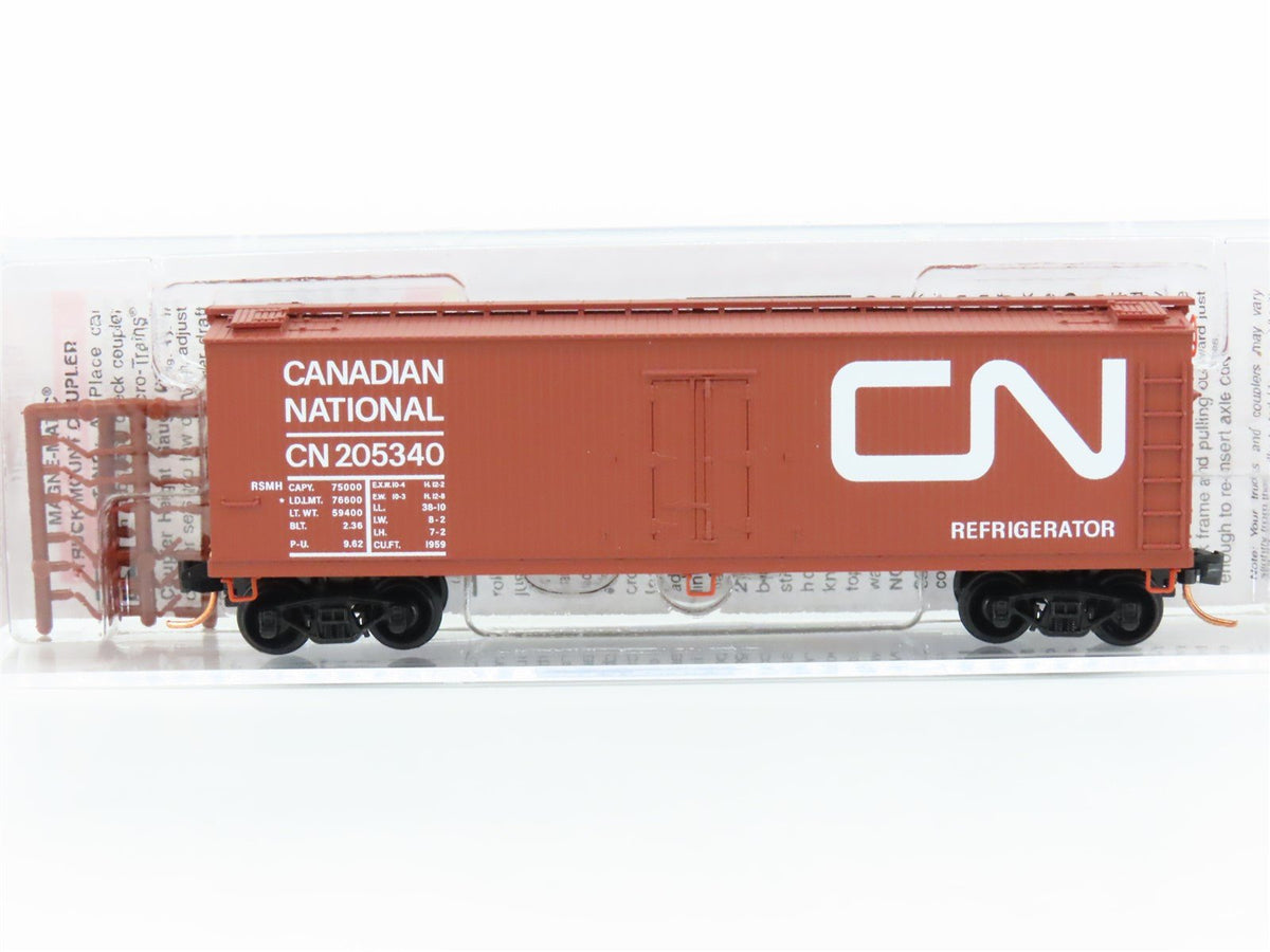 N Scale Micro-Trains MTL 04700160 CN Canadian National 40&#39; Wood Reefer #205340