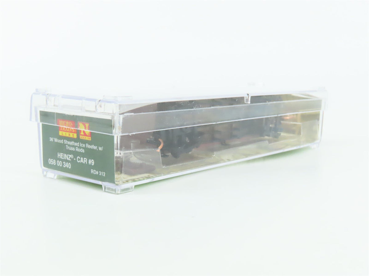 N Scale Micro-Trains MTL 05800340 Heinz #9 Baked Beans 36&#39; Ice Reefer #312