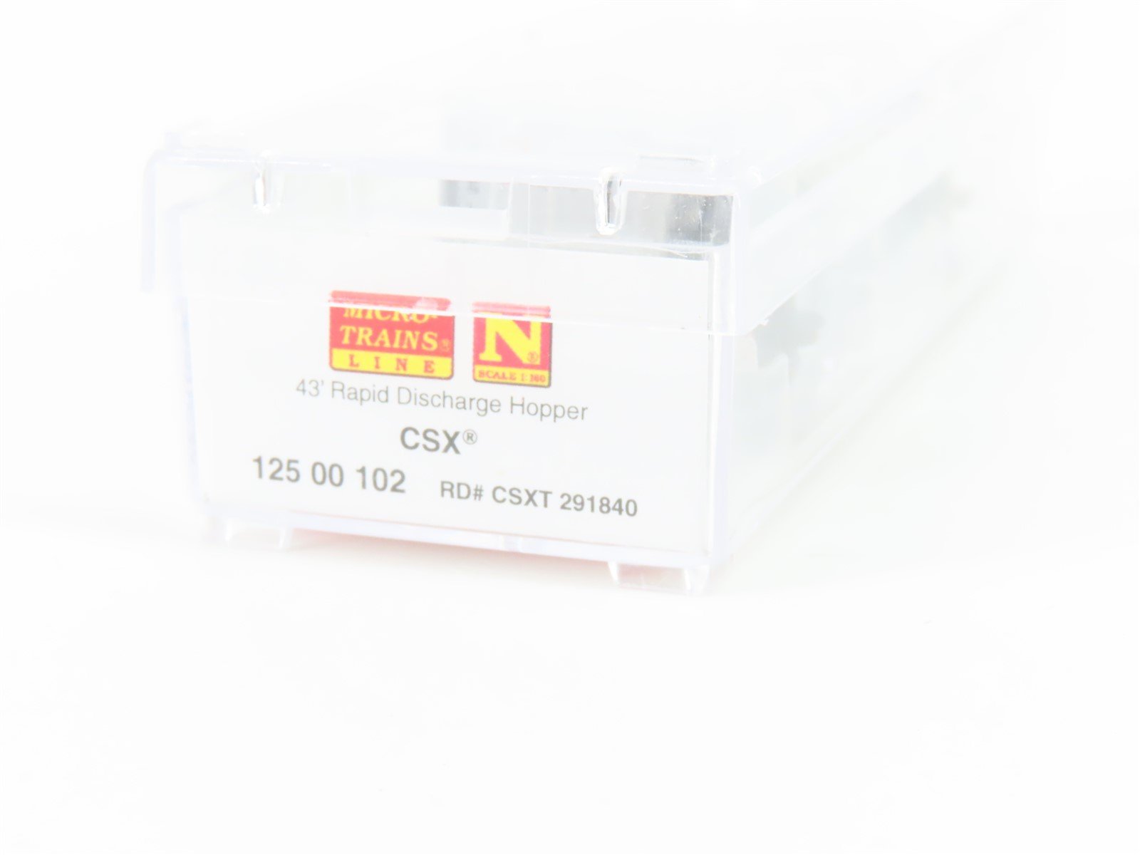 N Scale Micro-Trains MTL 12500102 CSXT 3-Bay 43' Rapid Discharge Hopper #291840