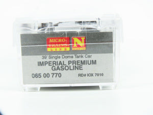 N Micro-Trains MTL 06500770 IQX Imperial Gas 39' Single Dome Tankcar #7010