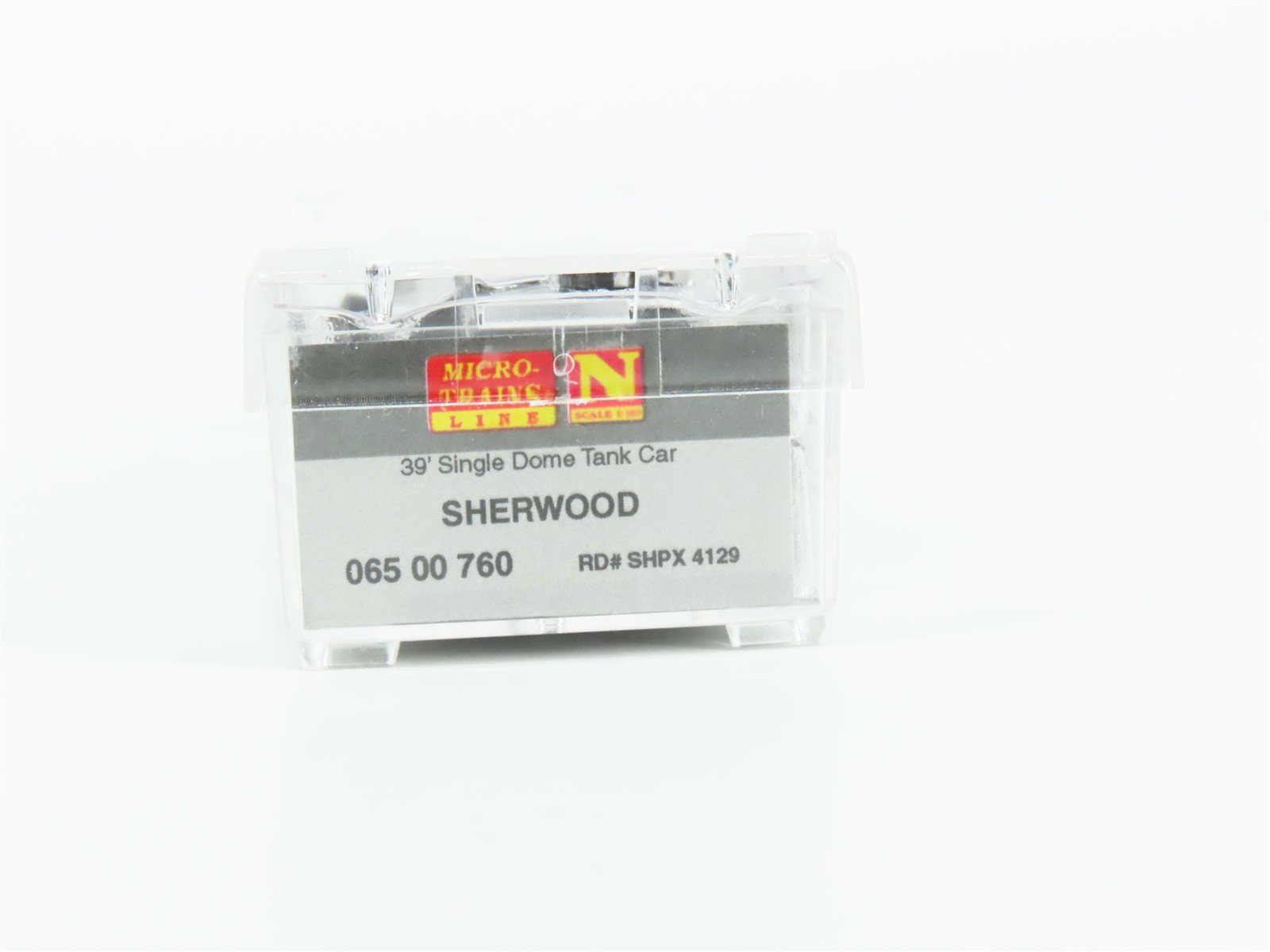 N Scale Micro-Trains MTL 06500760 SHPX Sherwood 39' Single Dome Tankcar #4129
