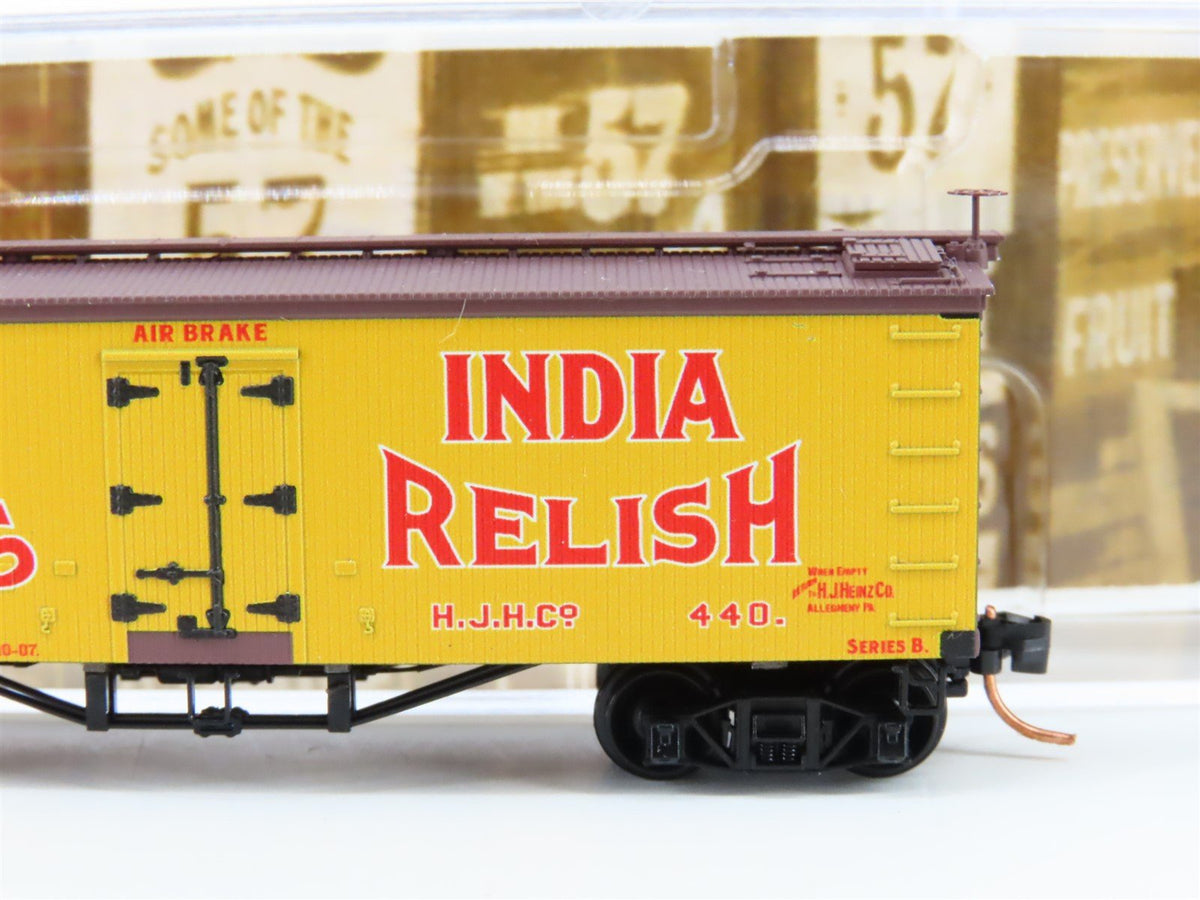 N Micro-Trains MTL 05800420 HJHC Heinz Series #3 India Relish 36&#39; Reefer #440