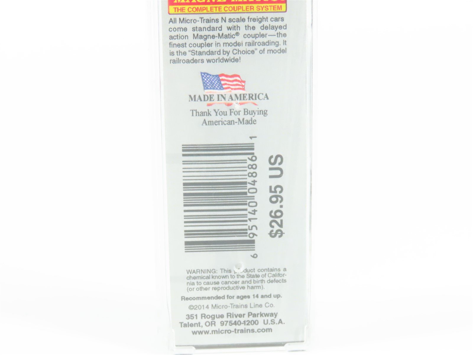 N Scale Micro-Trains MTL 06500780 SKYX Skelly Oil 39' Single Dome Tankcar #2293