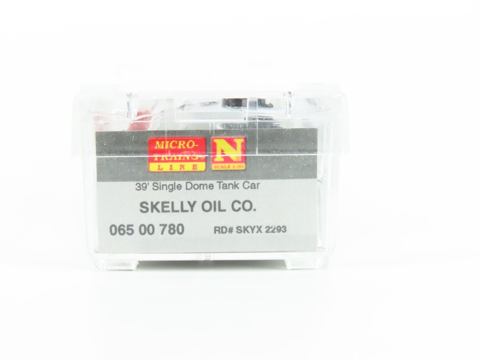 N Scale Micro-Trains MTL 06500780 SKYX Skelly Oil 39' Single Dome Tankcar #2293