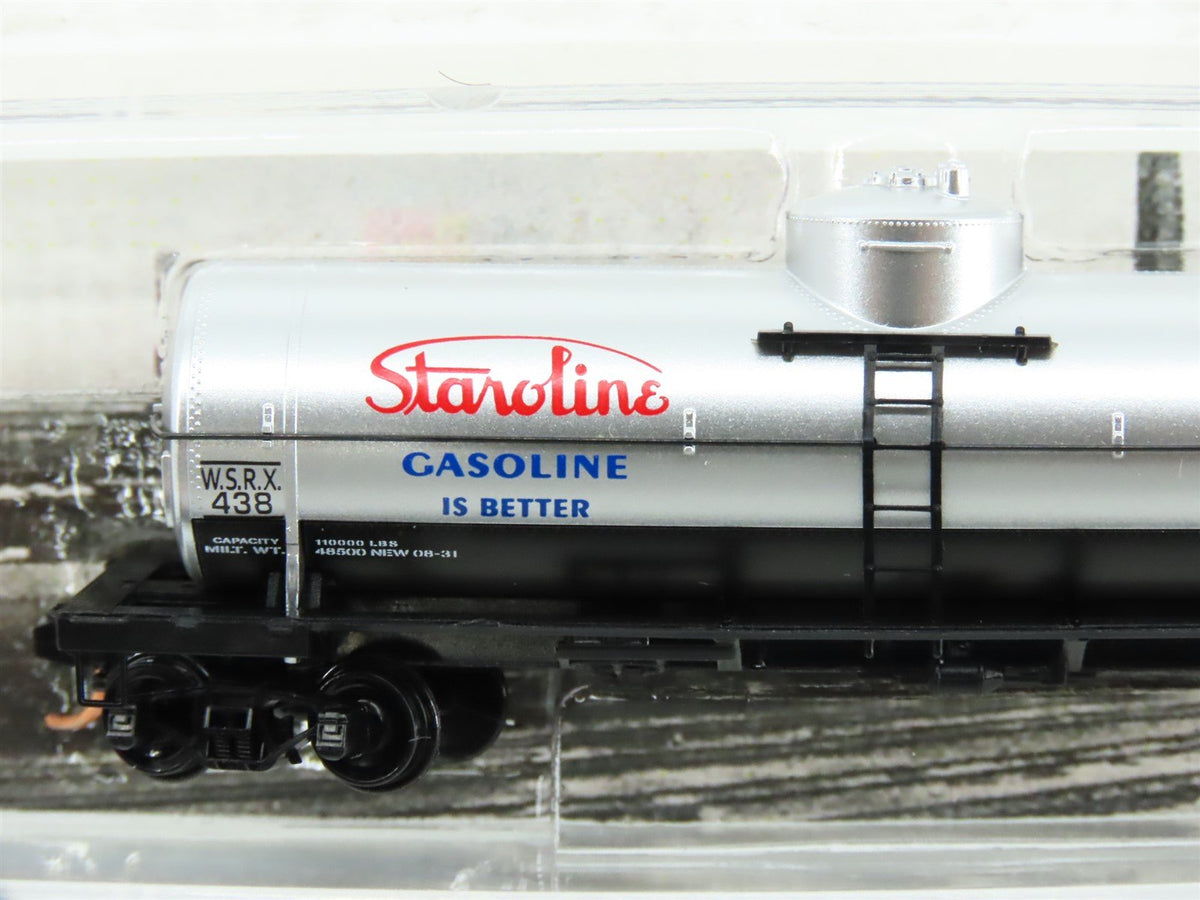 N Scale Micro-Trains MTL 06500750 WSRX Staroline 39&#39; Single Dome Tankcar #438