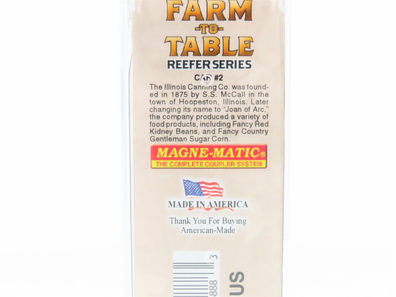 N Micro-Trains MTL 04900810 Farm To Table #2 NWX Joan of Arc 40' Reefer #12520