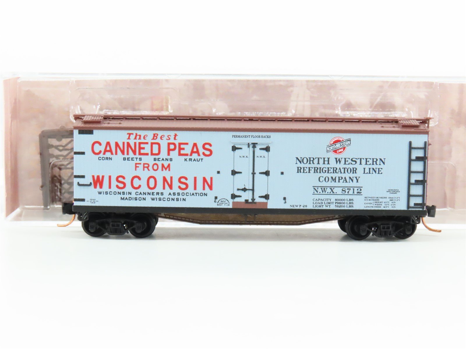 N Micro-Trains MTL 04900840 Farm To Table #5 NWX Wisconsin Canners Reefer #8712
