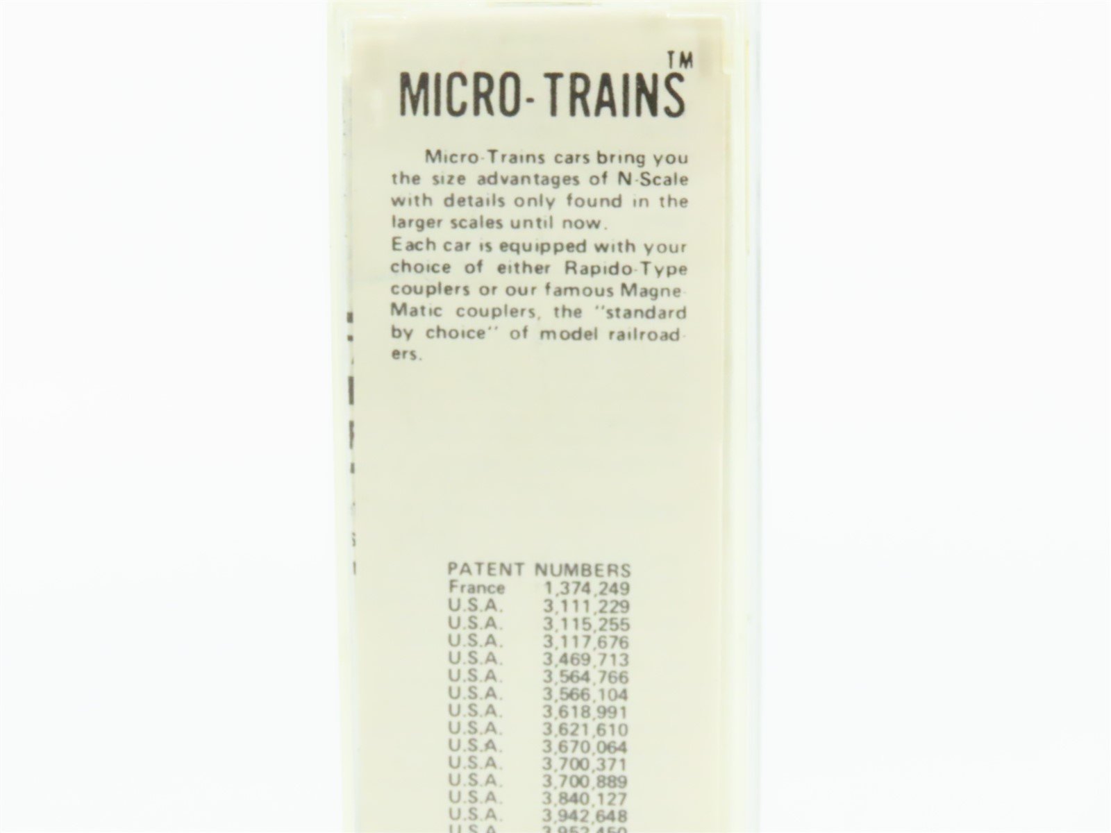 N Micro-Trains MTL/Kadee 47060 PFE Pacific Fruit Express 40' Reefer Car #19828
