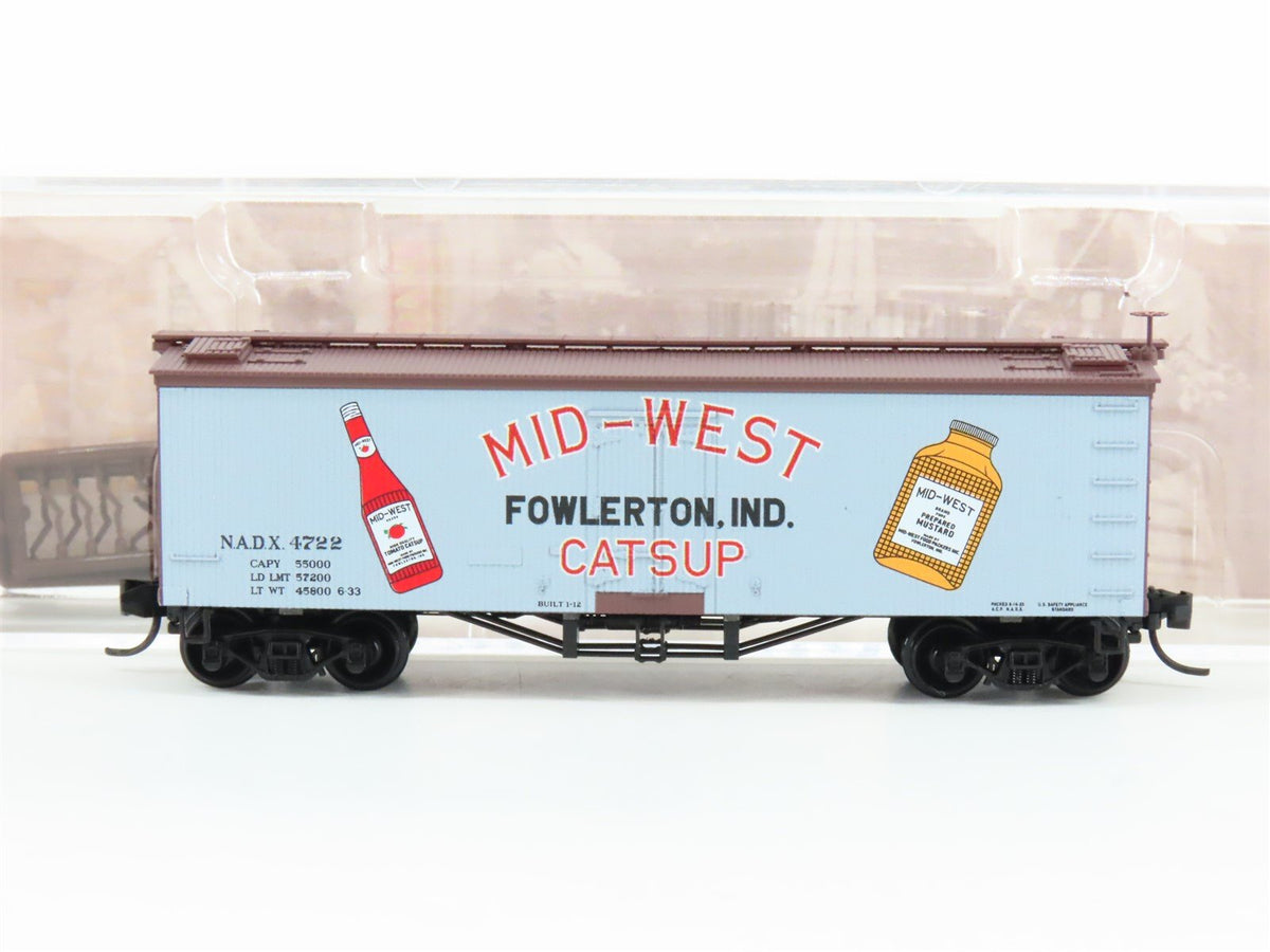 N Micro-Trains MTL 05800480 Farm To Table NADX Mid-West Catsup 36&#39; Reefer #4722
