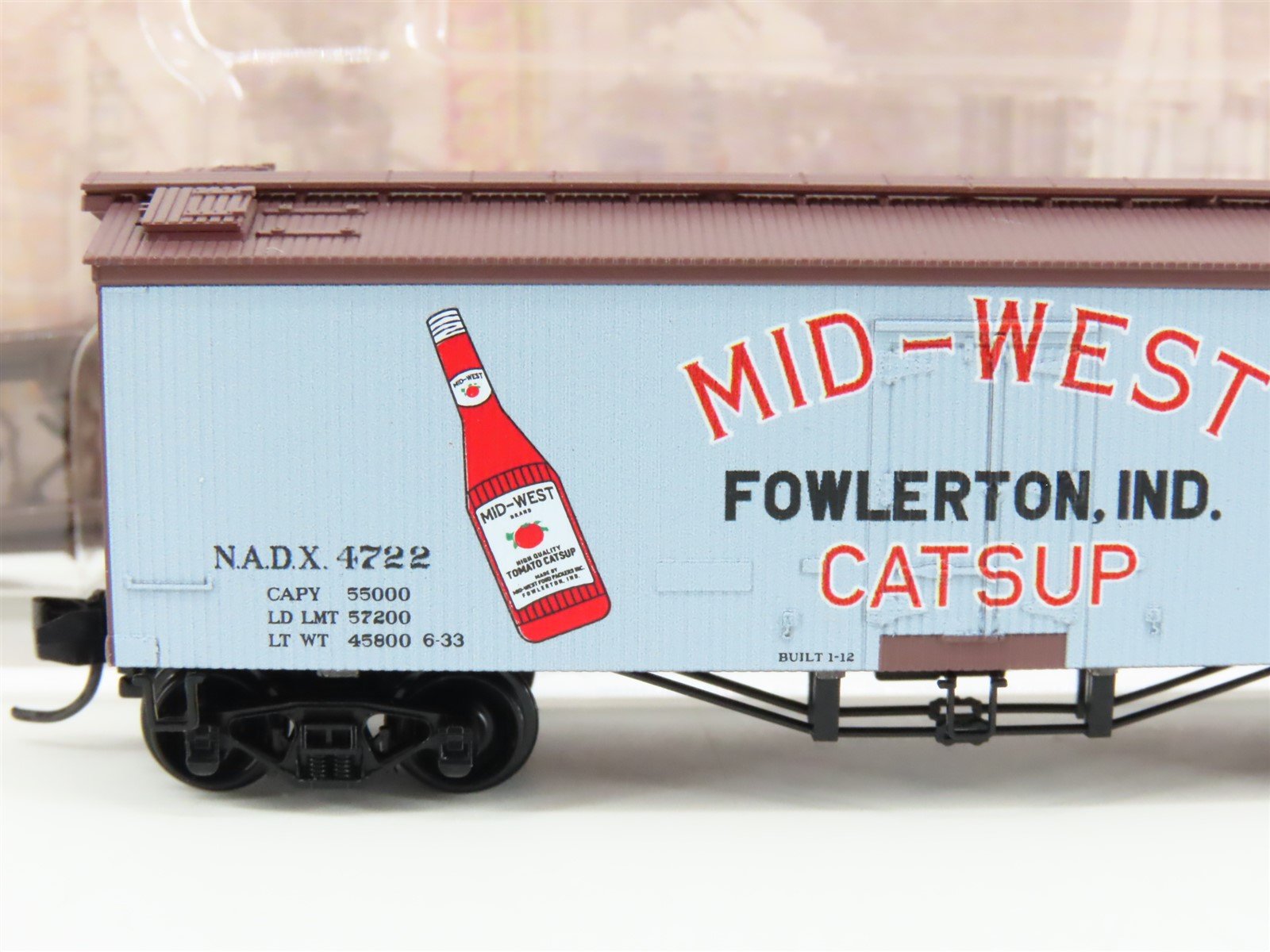 N Micro-Trains MTL 05800480 Farm To Table NADX Mid-West Catsup 36' Reefer #4722