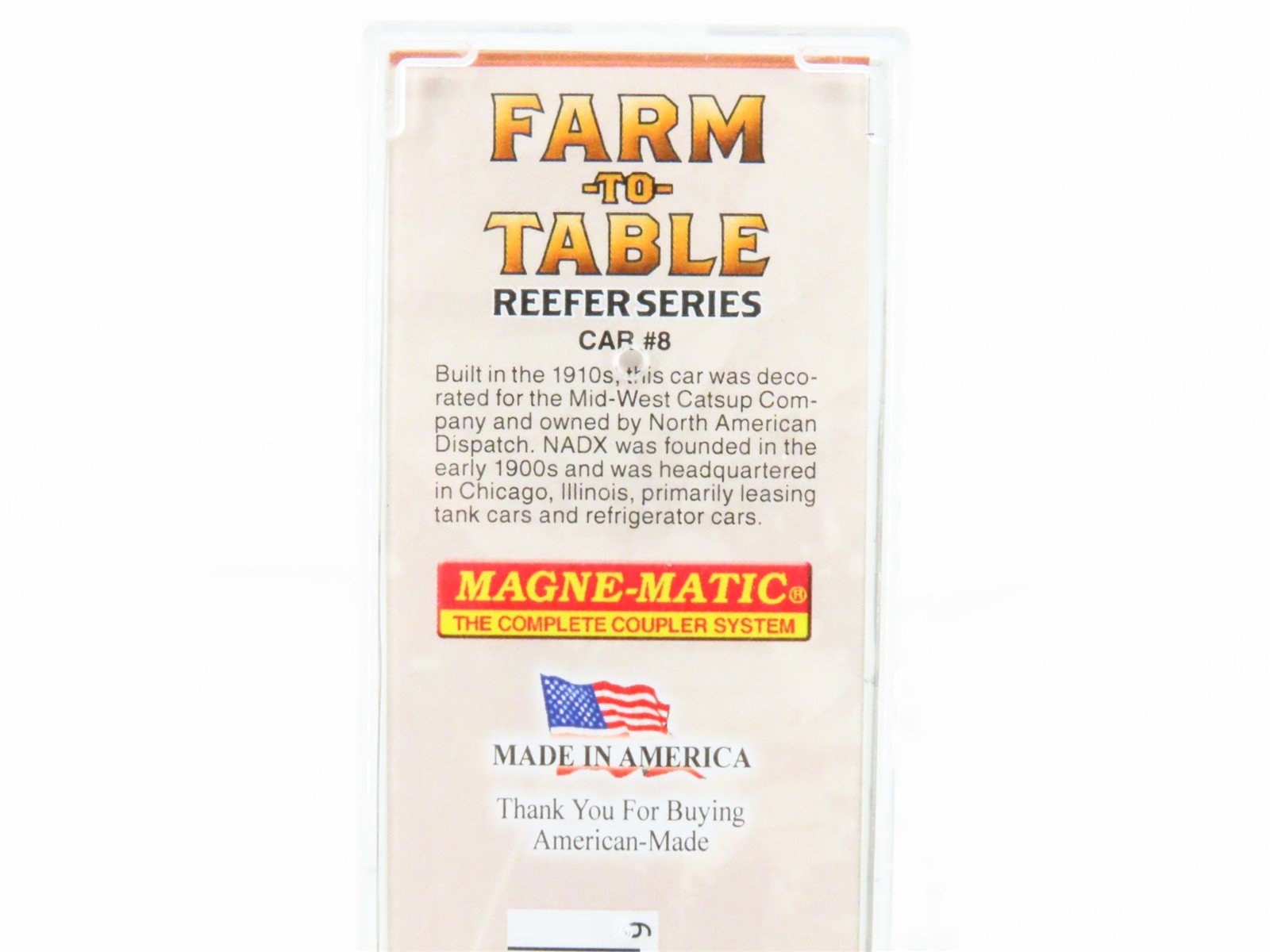 N Micro-Trains MTL 05800480 Farm To Table NADX Mid-West Catsup 36' Reefer #4722