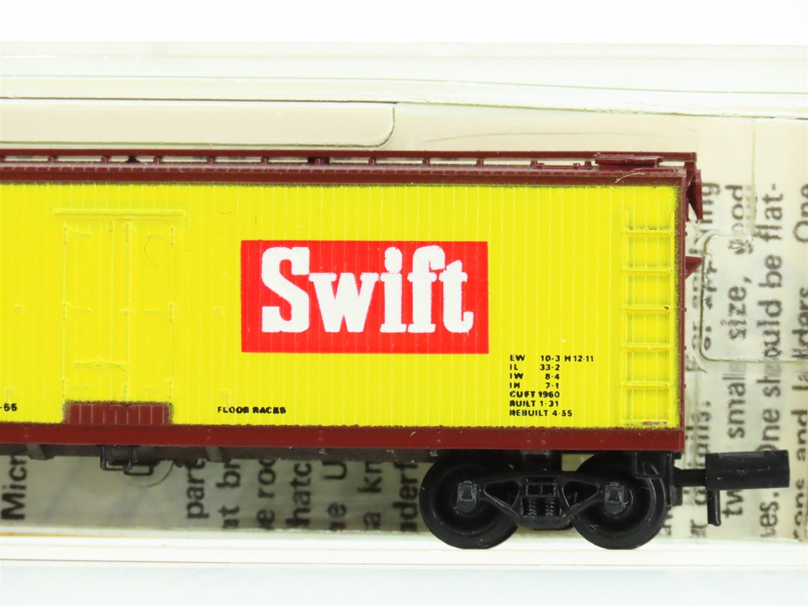 N Micro-Trains MTL/Kadee 47070 SRLX Swift Refrigerator 40' Reefer Car #8601
