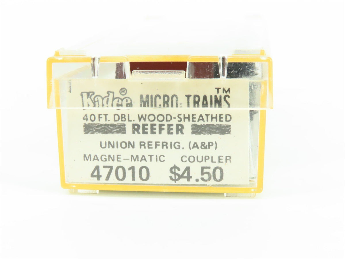 N Micro-Trains MTL/Kadee 47010 URTC A&amp;P Atlantic &amp; Pacific 40&#39; Reefer Car #23099