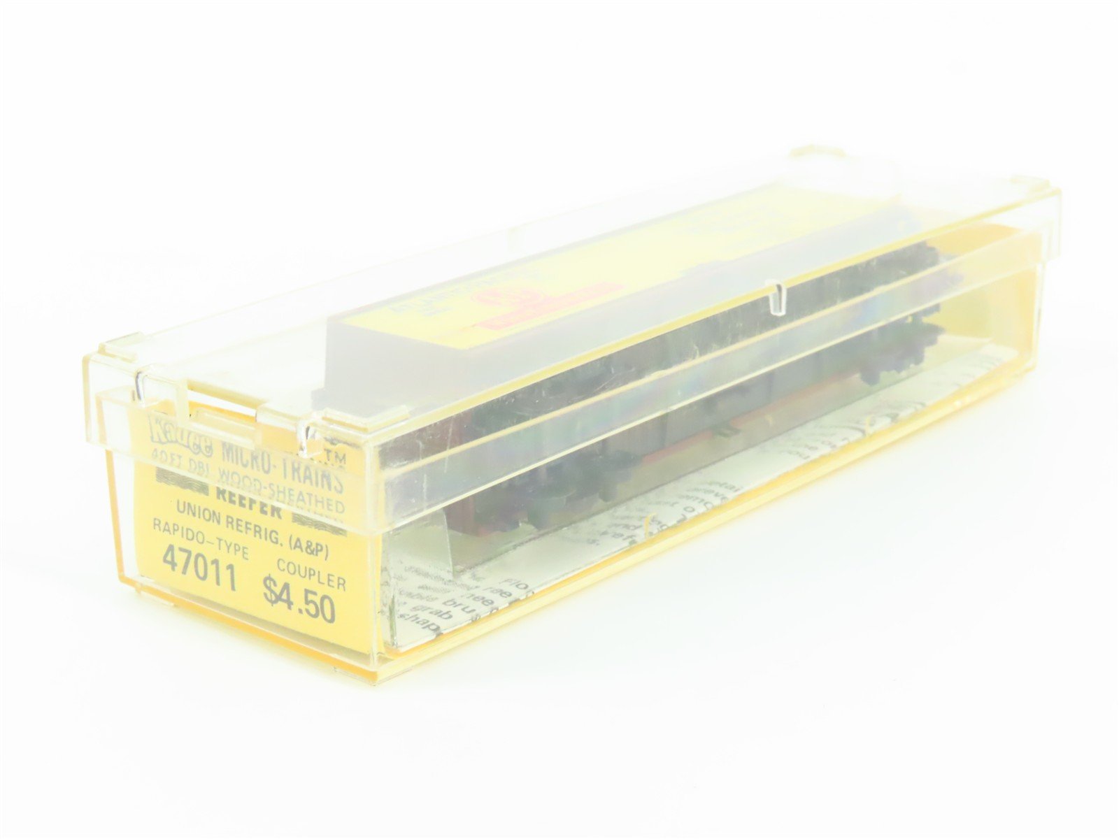 N Micro-Trains MTL/Kadee 47011 URTC A&P Atlantic & Pacific 40' Reefer Car #23099