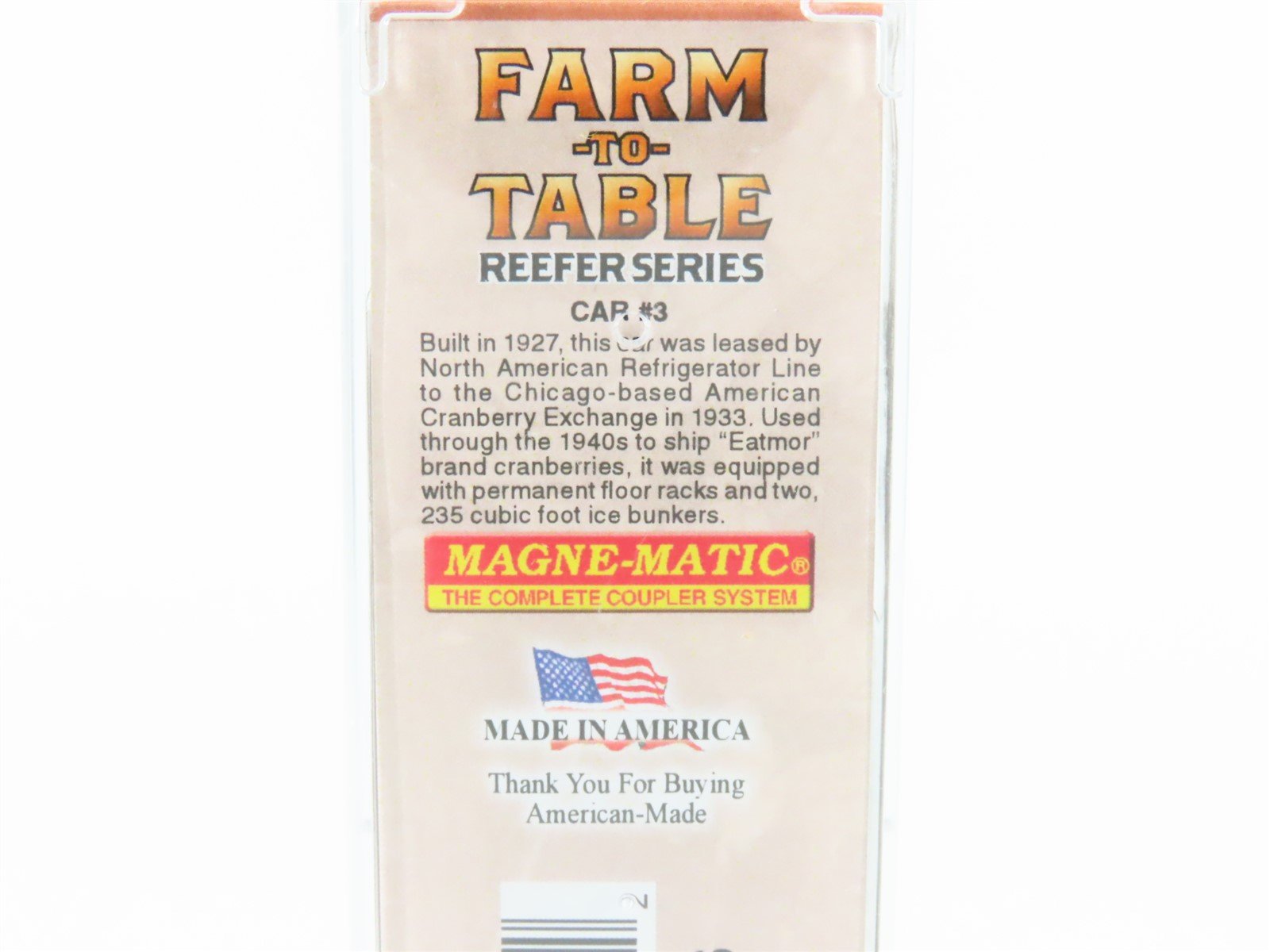 N Scale Micro-Trains MTL 04900820 NWX Eatmor Cranberries 40' Wood Reefer #14021