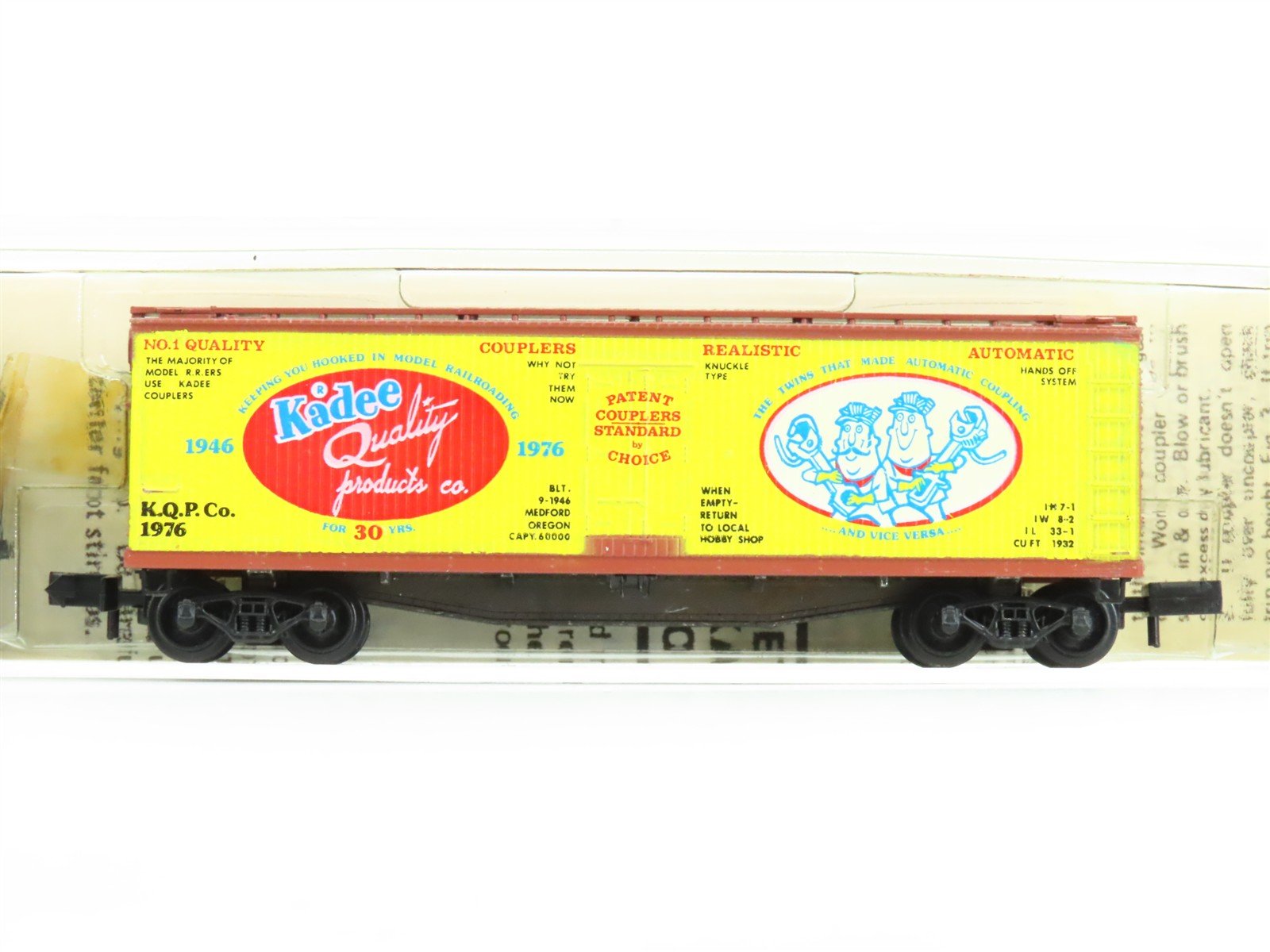 N Micro-Trains MTL/Kadee 47991 KQPC Kadee 1946-1976 40' Reefer Car #1976
