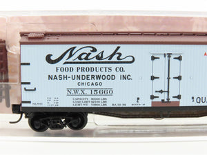 N Scale Micro-Trains MTL 04900860 NWX Nash-Underwood 40' Wood Reefer #15660