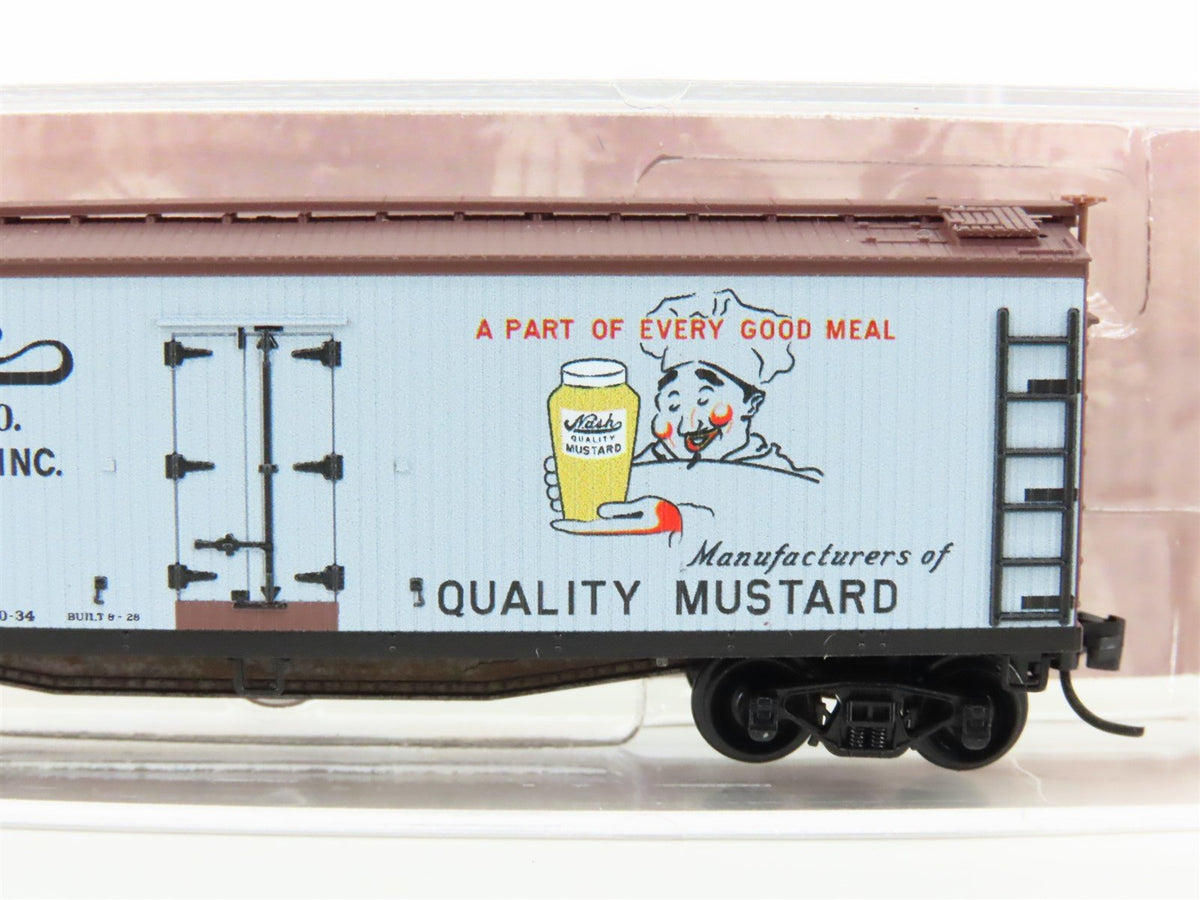 N Scale Micro-Trains MTL 04900860 NWX Nash-Underwood 40&#39; Wood Reefer #15660