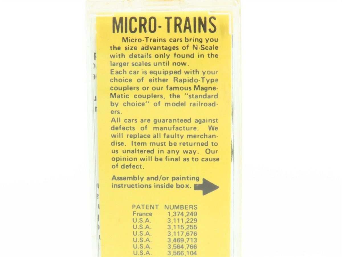 N Scale Micro-Trains MTL/Kadee 47051 SFRD Santa Fe 40&#39; Reefer Car #25910