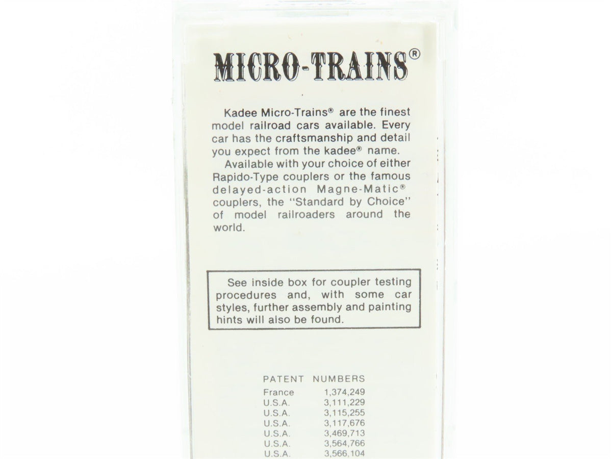 N Micro-Trains MTL/Kadee 47190 MDT NYC &quot;Early Bird Fast&quot; 40&#39; Reefer Car #11285