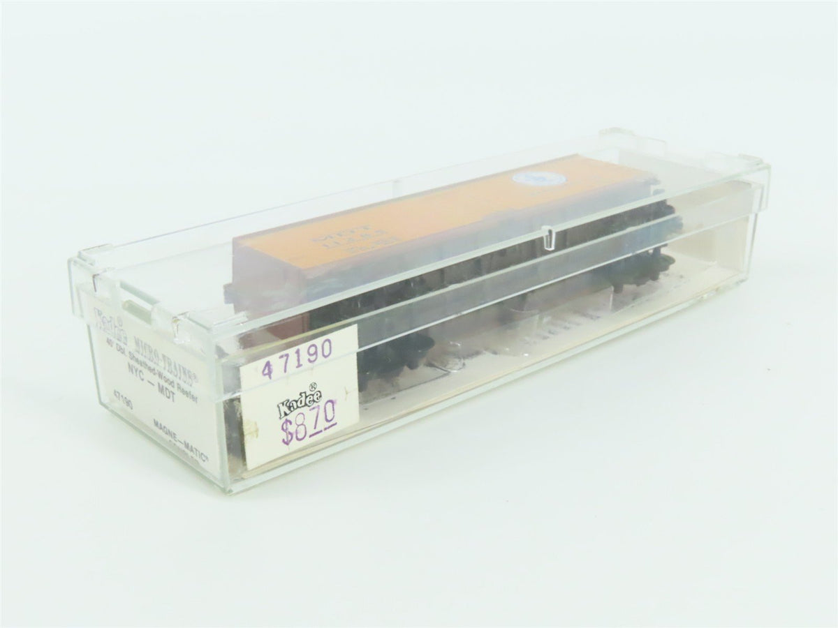 N Micro-Trains MTL/Kadee 47190 MDT NYC &quot;Early Bird Fast&quot; 40&#39; Reefer Car #11285