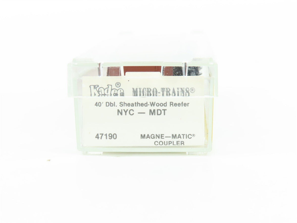 N Micro-Trains MTL/Kadee 47190 MDT NYC &quot;Early Bird Fast&quot; 40&#39; Reefer Car #11285