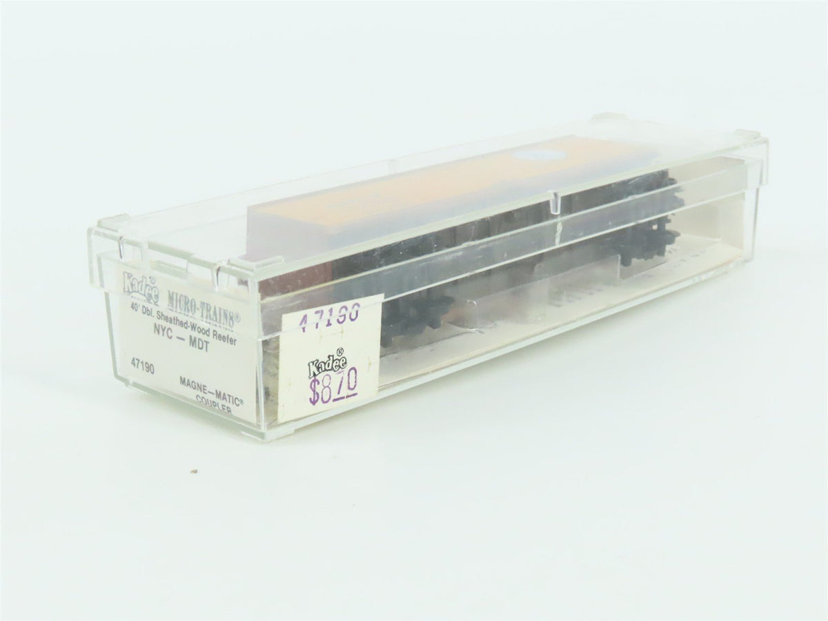N Micro-Trains MTL/Kadee 47190 MDT NYC &quot;Early Bird Fast&quot; 40&#39; Reefer Car #11285