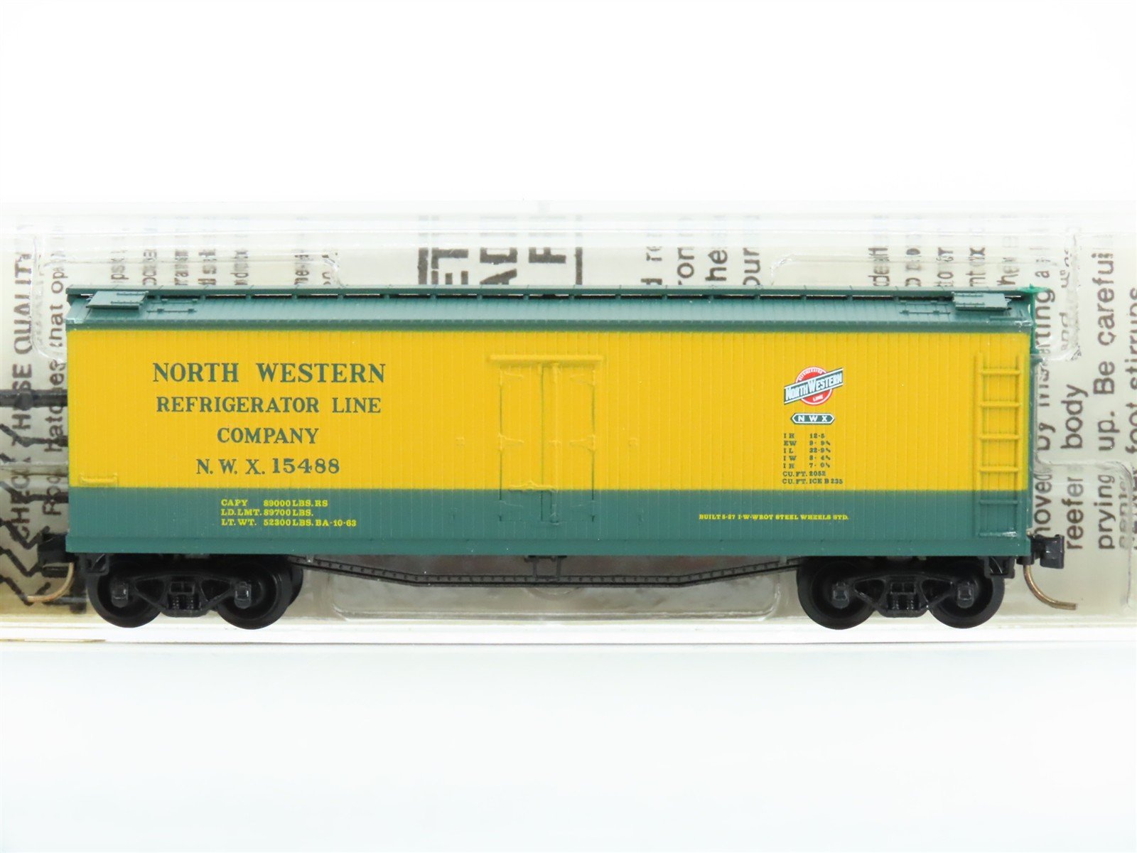 N Micro-Trains MTL/Kadee 49270 NWX Northwestern 40' Reefer Car #15488