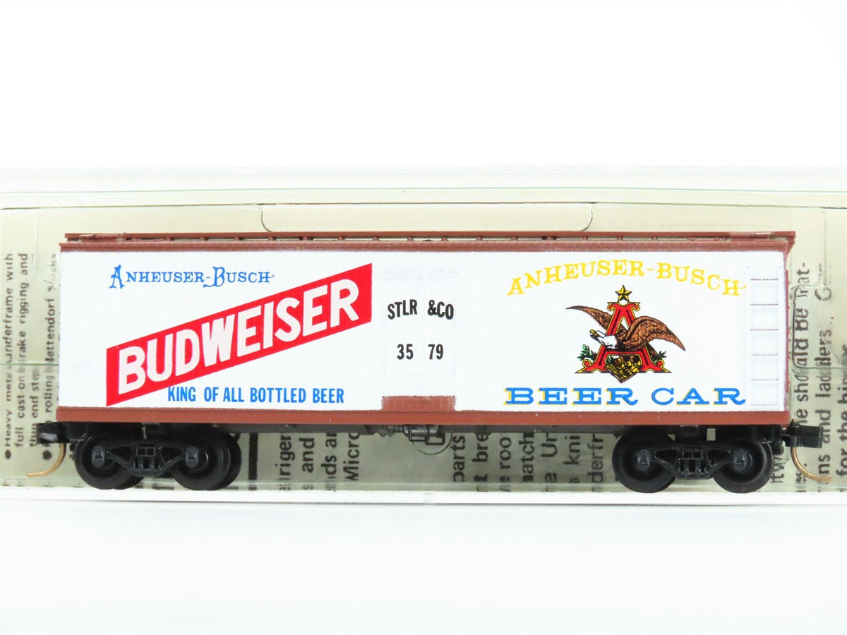 N Micro-Trains MTL/Kadee 47170 STLR&amp;CO Budweiser 40&#39; Reefer Car #3579